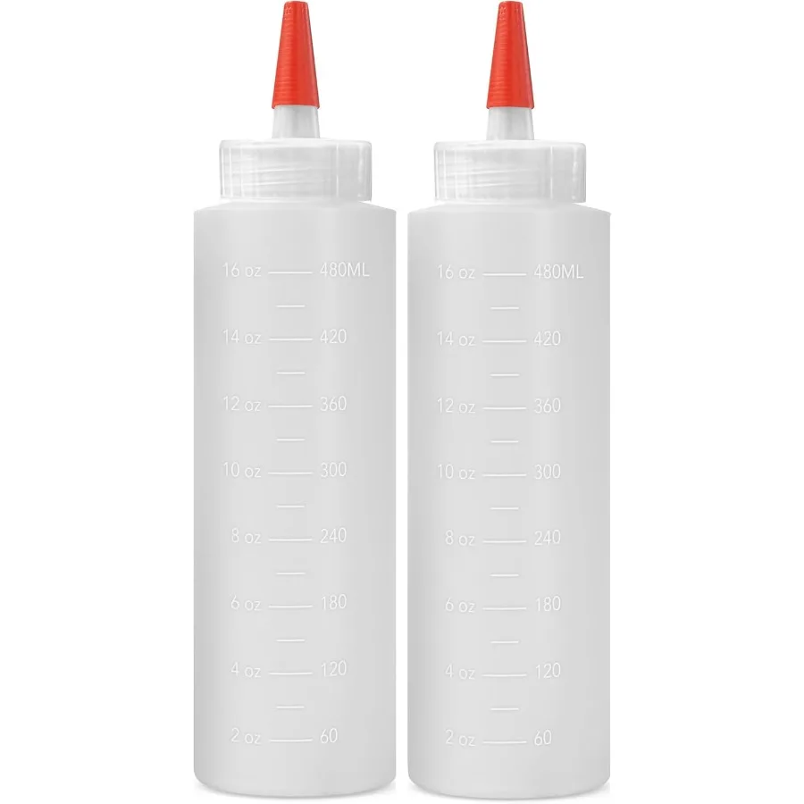 2-Pack Plastic Sque…