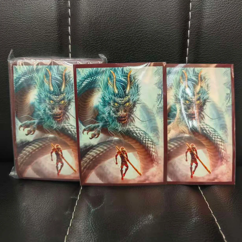 60PCS The Monkey King Returns Card Sleeves TCG Standard Size Card Protectors Table Game Protective Cover 66x91mm For the fans