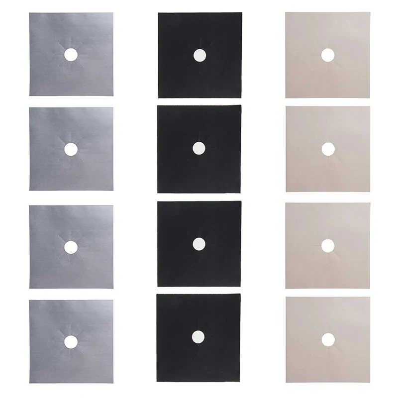 8/4/1pcs Stove Protector Cover Liner Gas Stove Protector Stove Stovetop Burner Protector Kitchen Accessories Mat Cooker 27cm