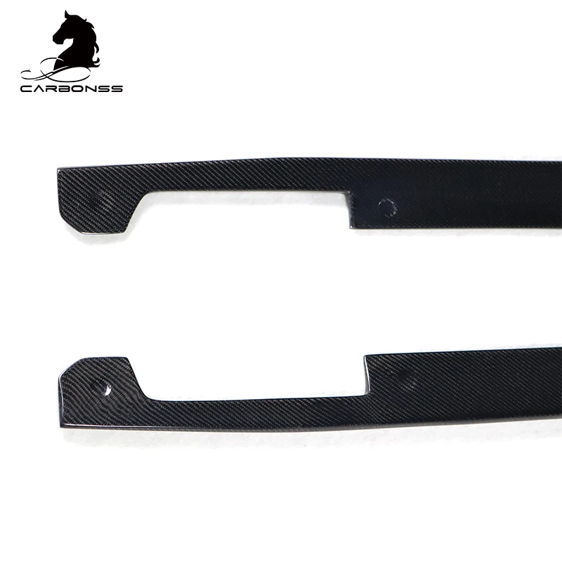 CMST نوع ألياف الكربون الجانب تنورة تمديد الشفاه سيارة الجانب تنورة لسيارة G20 #2