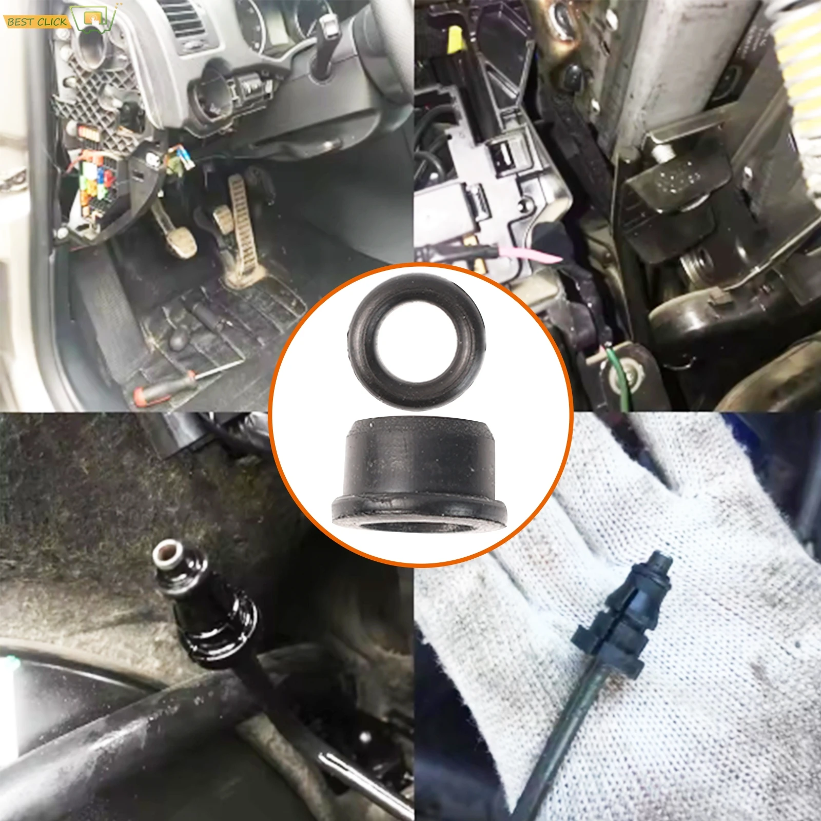 Für VW Skoda Seat Audi TT A3 Brems- und Kupplungs-Hauptzylinder-Verbindungsrohr-Kit 1K0798741 02F141143A Dichtungsdichtung Clip