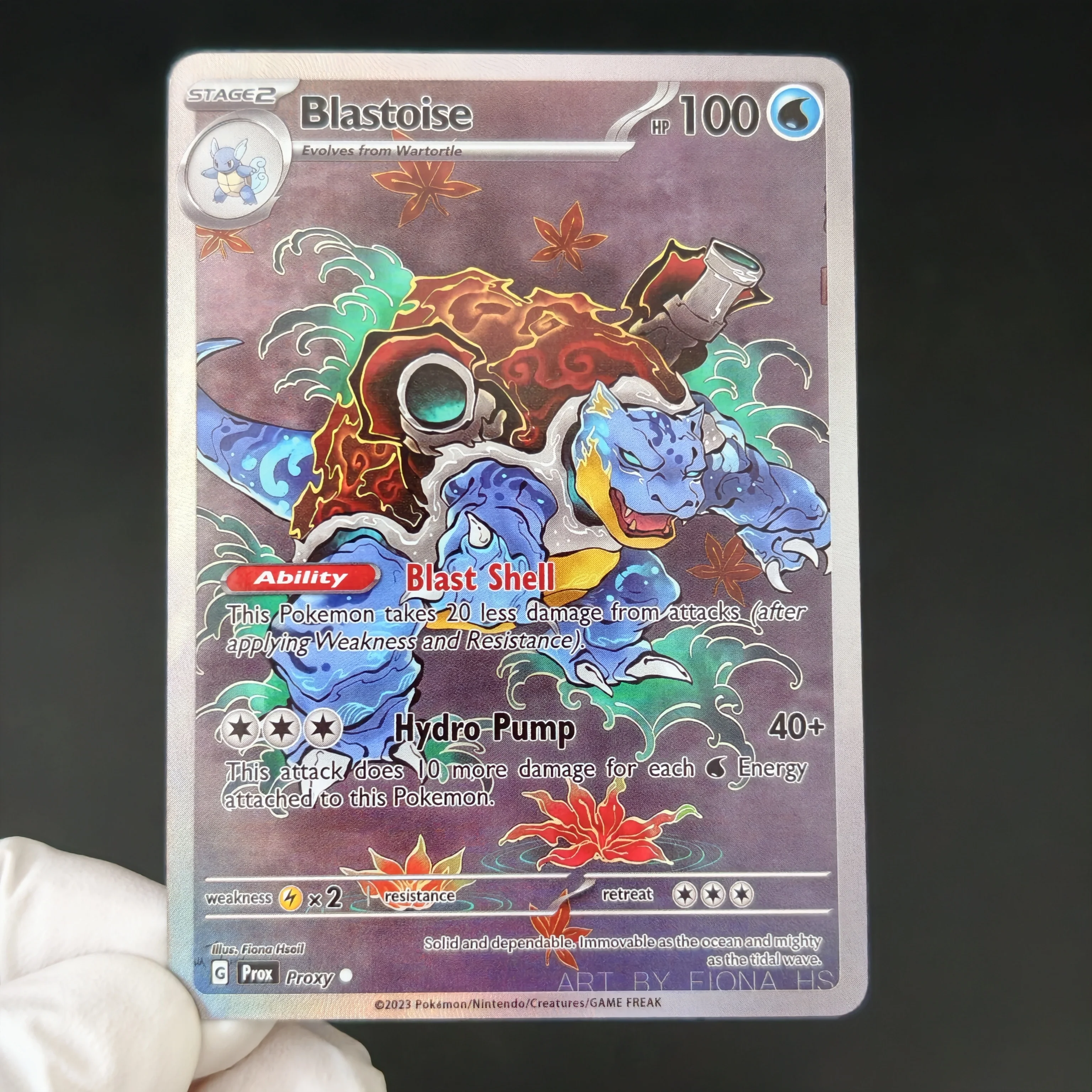 Proxy/PTCG Pokemon Card Graffiti Style Dark Pikachu Mimikyu V Charizard Blastoise Full Art Textured Holo Rare Collectors Cards view 6
