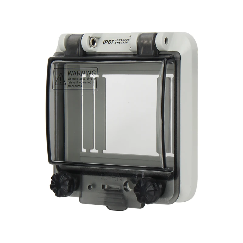 Transparent IP67 Protection Electric Junction Box Cover Circuit Breaker Switch Box Cover Distribution Box Window