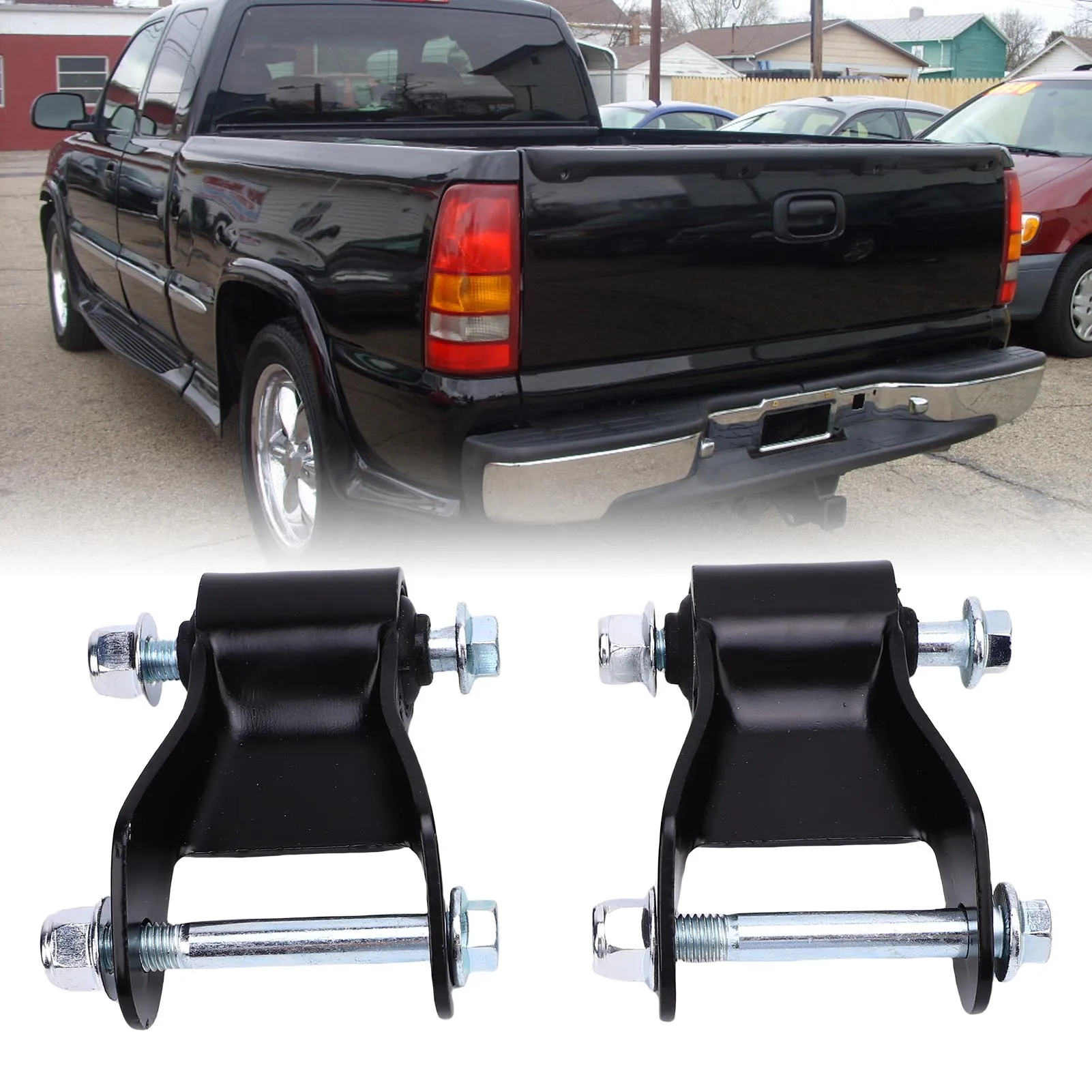 

22820716 25812937 Задняя листовая пружина Задняя скоба 722-029 Стальная окантовка с покрытием Задняя листовая пружина Подвеска