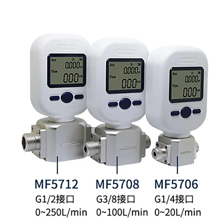 MF5700 0~10L/min or 0~25L/min 0~200L/min Air /chlorine Gas Flow Meter Price