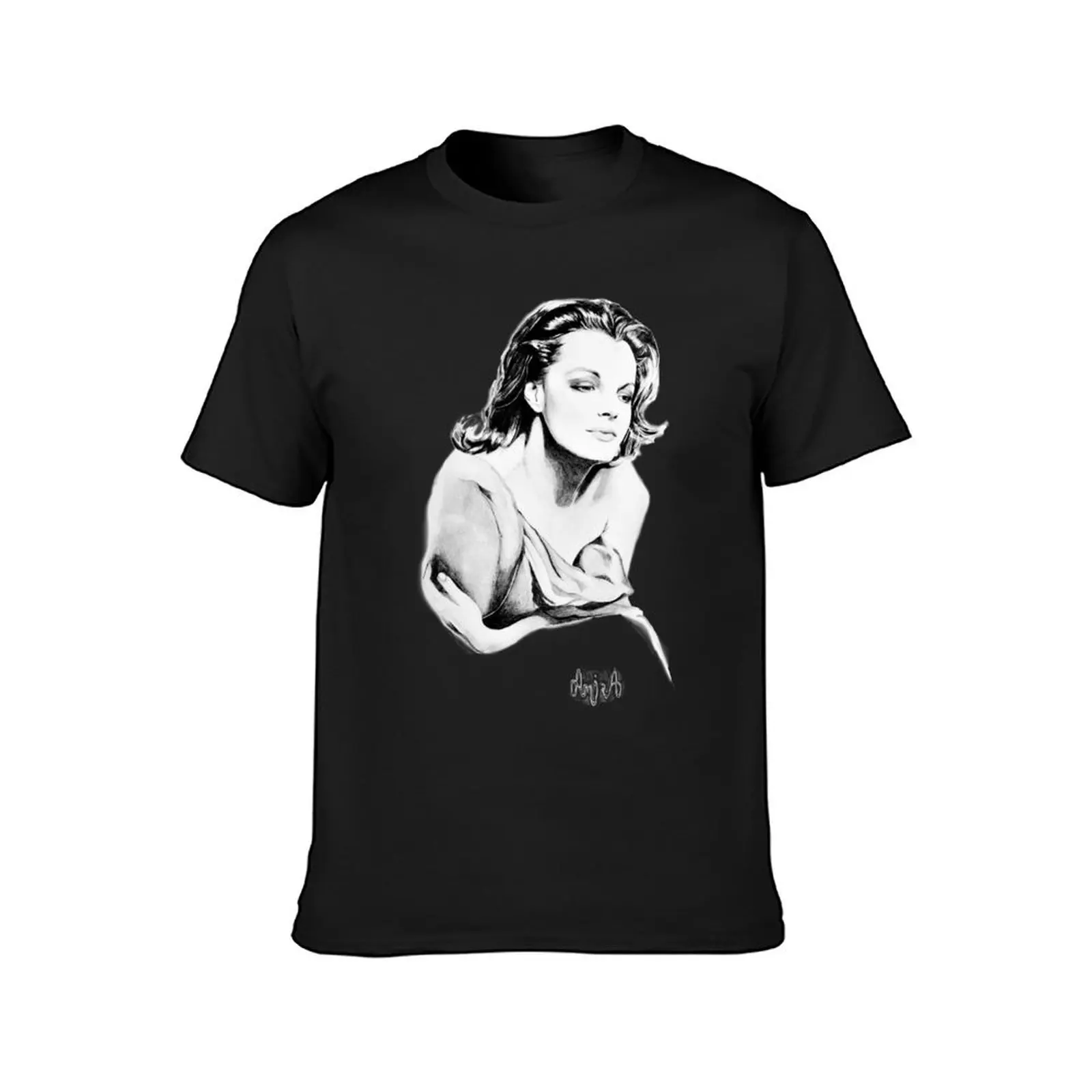 Romy Schneider T-Shirt sports fans plain tshirts for men