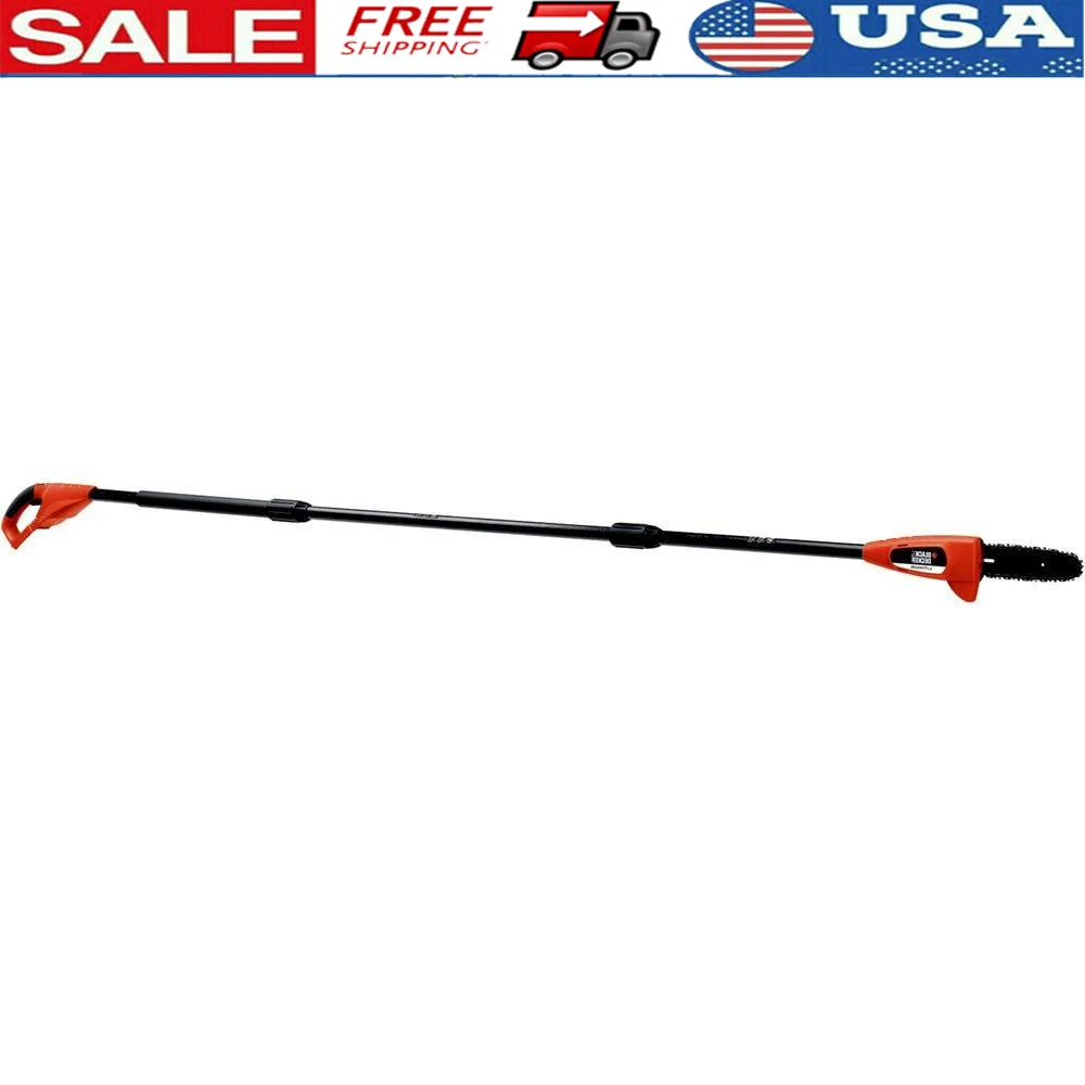 20V Max Cordless Pole Saw Tree Trimming Extension 14 ft. 6.5-10 ft. Overhead Reach 100 Cuts per Charge,8