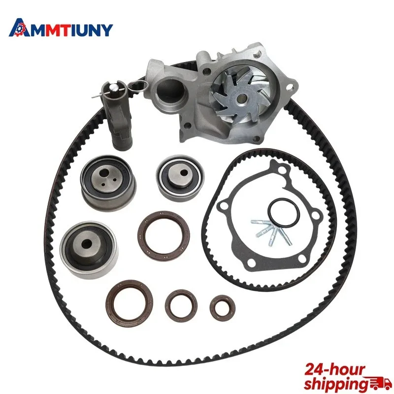 

Комплект ремня ГРМ с водяным насосом 4G69 подходит для Mitsubishi Galant Eclipse Lancer Outlander 2.4L 2378CC l4 GAS SOHC 2004 2005 2006