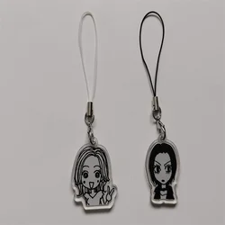 Anime Inspired Nana Hachi Matching Phone Charm Acrylic Keyring Strap Figure Hanging Accessories y2k Cute Gifts