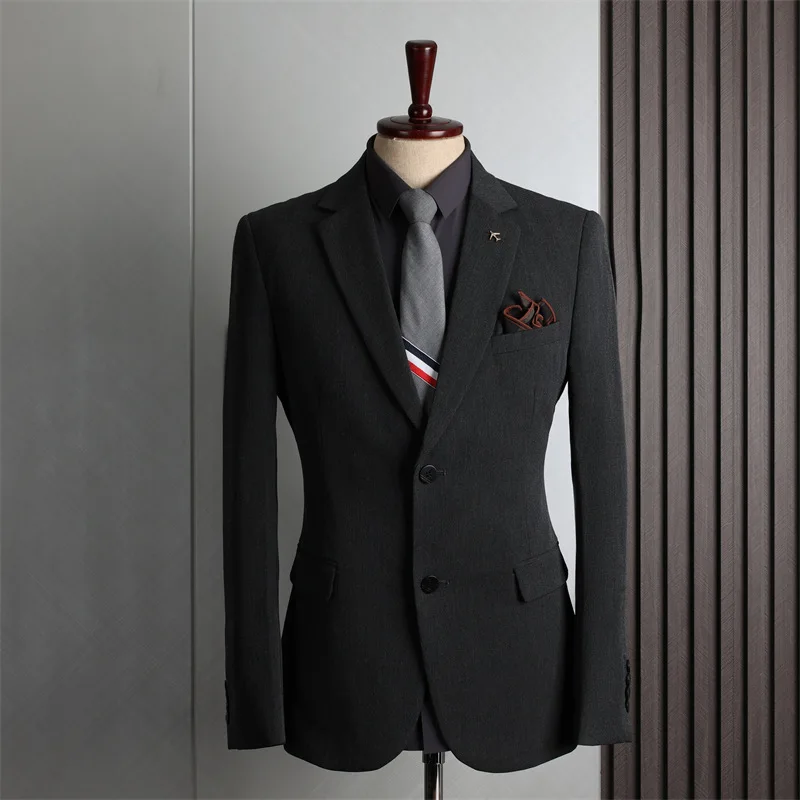 

C15 casual business formal wear fashio slim wedding best man dress suit suit men four seasons men's wear
