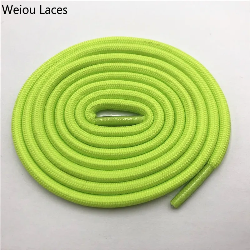 Weiou Fashion 5mm Polyester Rope Shoelaces Non-fading Outdoor Cord Sport Hiking Practical Bootlaces Strong Camping Shoes Laces