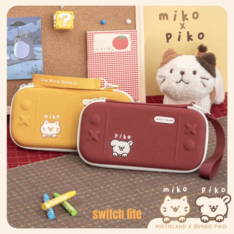 

Original Switch Lite Storage Bag Miko Cat Co Anime Periphery Lightweight Wearable Case Anti Dirty And Anti Drop Storage Bag