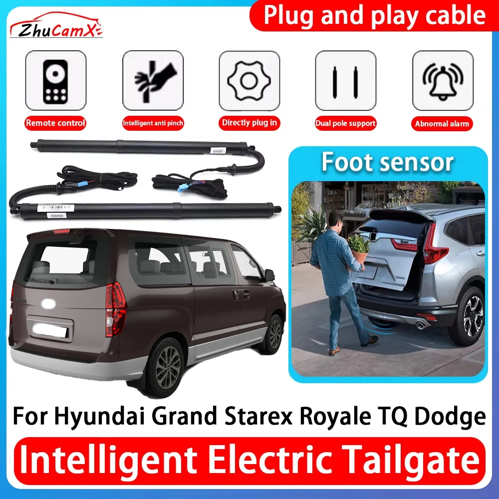 

ZhuCamX Car Power Trunk Electric Suction Tailgate Intelligent Tail Gate Lift Strut For Hyundai Grand Starex Royale TQ Dodge