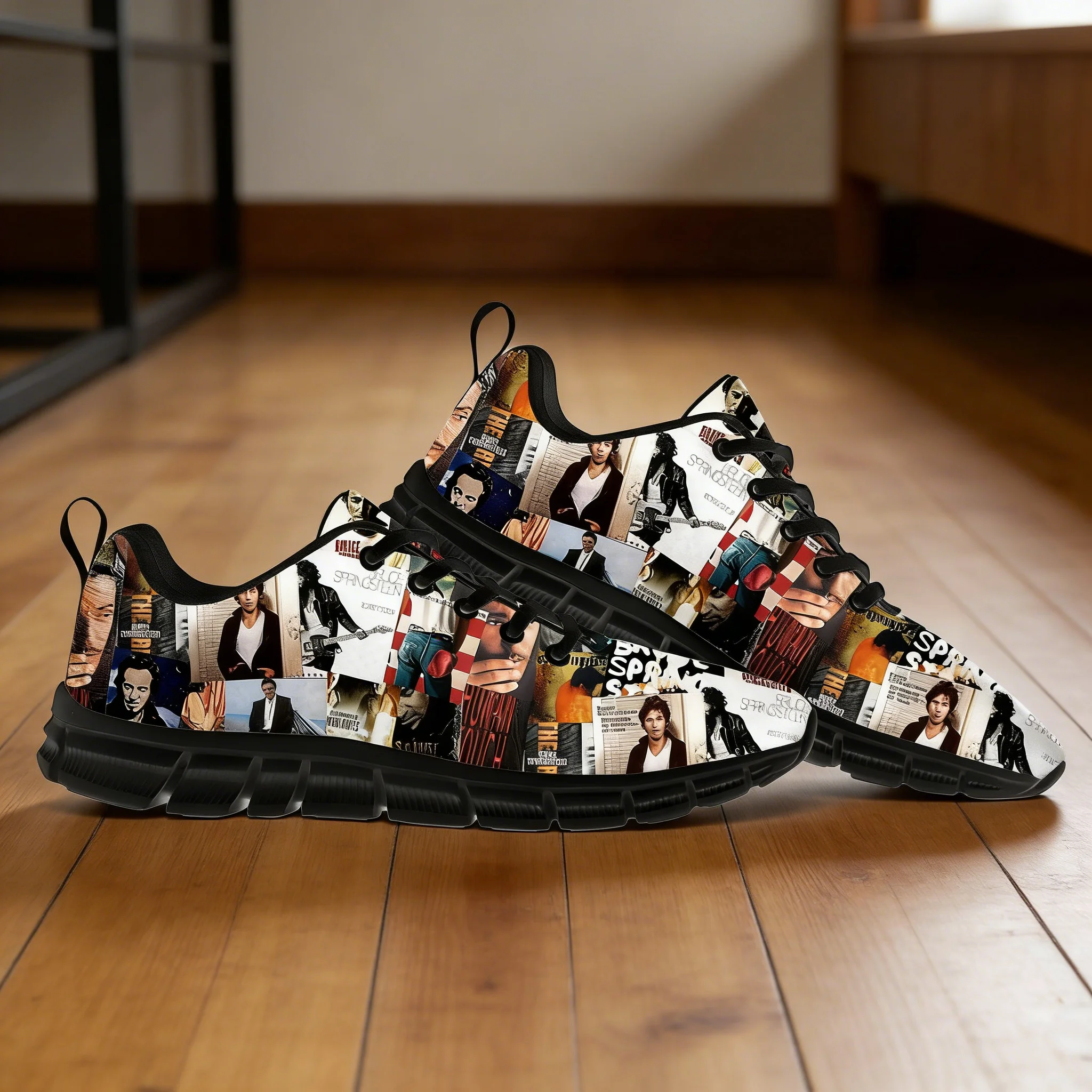 

Кроссовки Custom Born To Run из полиэстера, повседневные спортивные туфли на шнуровке для мужчин и женщин, высококачественная обувь для пар