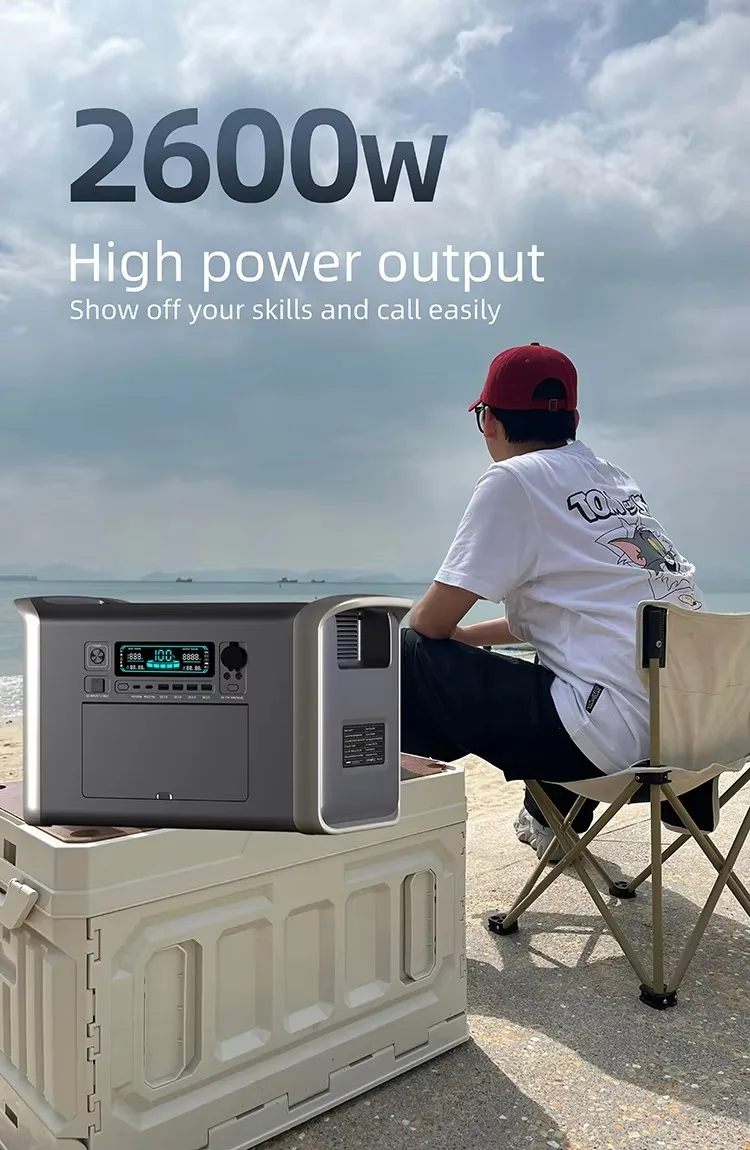 Renewable Energy Portable Solar Energy Storage System Emergency Generator 1200 W 1120wh Portable Power Stations for Emergency