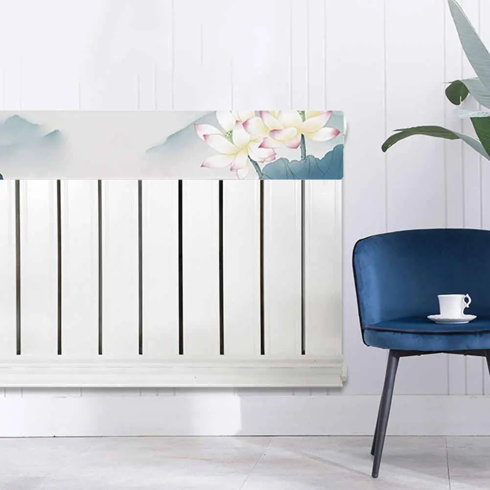 Dustproof Radiator Dust Cover Made from Soft Velvet Fabric Designed to Conceal Radiators and Maintain a Clean Inviting Home