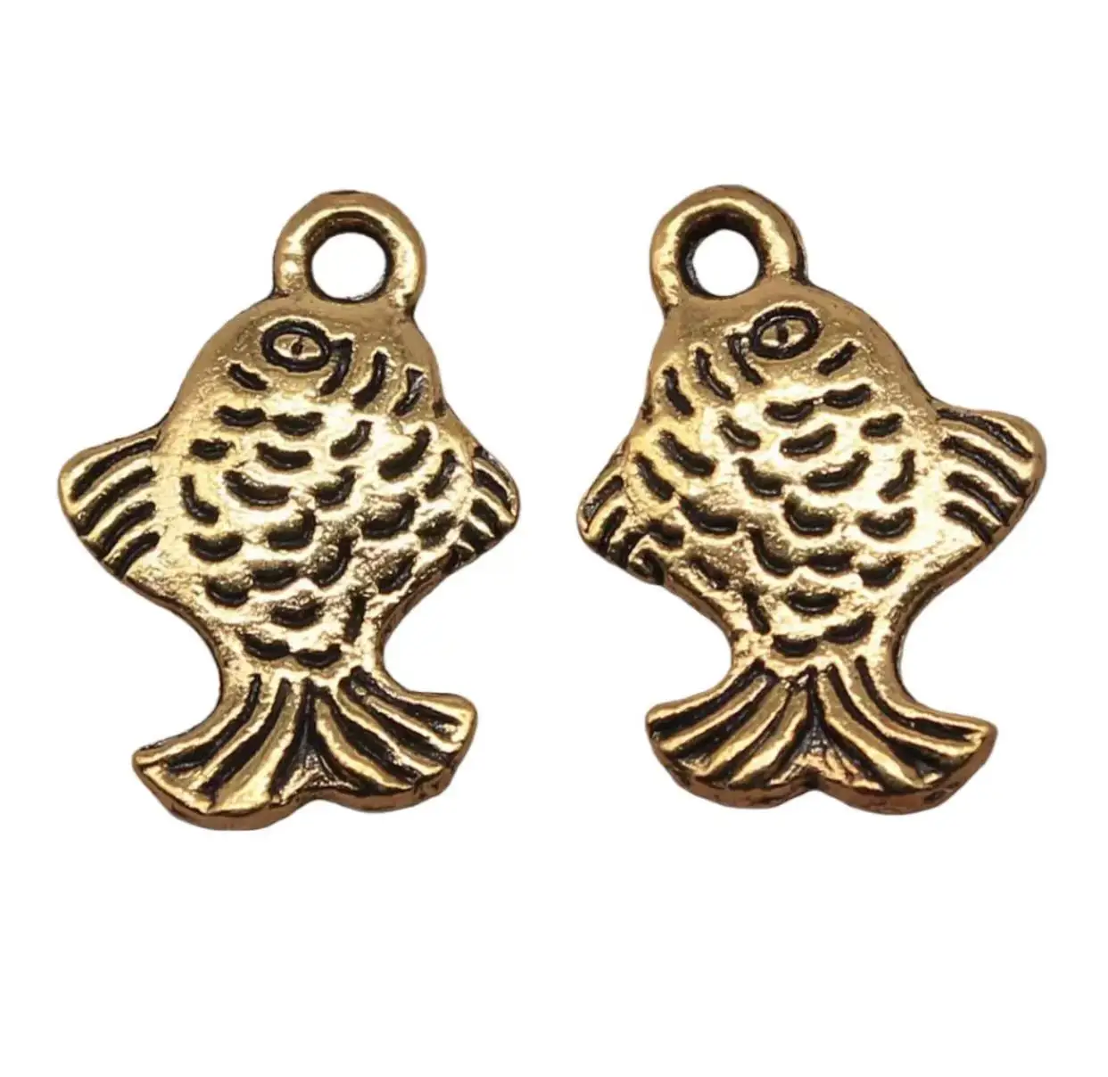 

20pcs 16*11mm handmade accessories Lovely fish design pendants for DIY findings Zinc alloy metal HW2981