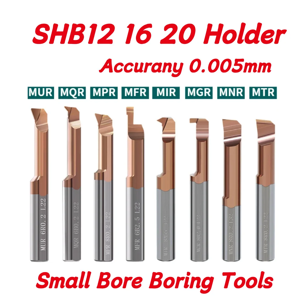 HOT 1pcs MTR MNR MIR MGR MUR MPR MFR MQR MKR 4/5/6/8mm L10 L15 L22 Full Range of Small Bore Boring Tools for SHB12 16 20 Holder