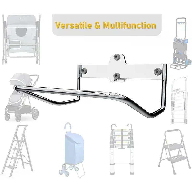 /TPz/Rack Hanger For Garage Wall Heavy Duty Ladder Holder For Garage Wall Strollers Folding Chair Storage Ladder