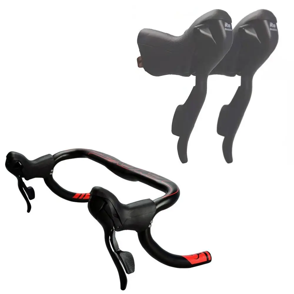 

2 3X7 8 9 10 11 Speed Shifter Set Dual Control Levers Finger Dial Conjoined DIP Derailleurs Speeds Gear Lever Road Bike