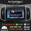 アンドロイド 15 カーラジオフォードエッジ 2 2015 2016 2017 2018 BT 4G WIFI クアルコムマルチメディアビデオプレーヤー QLED GPS ナビ 2DIN LTE 5G 1