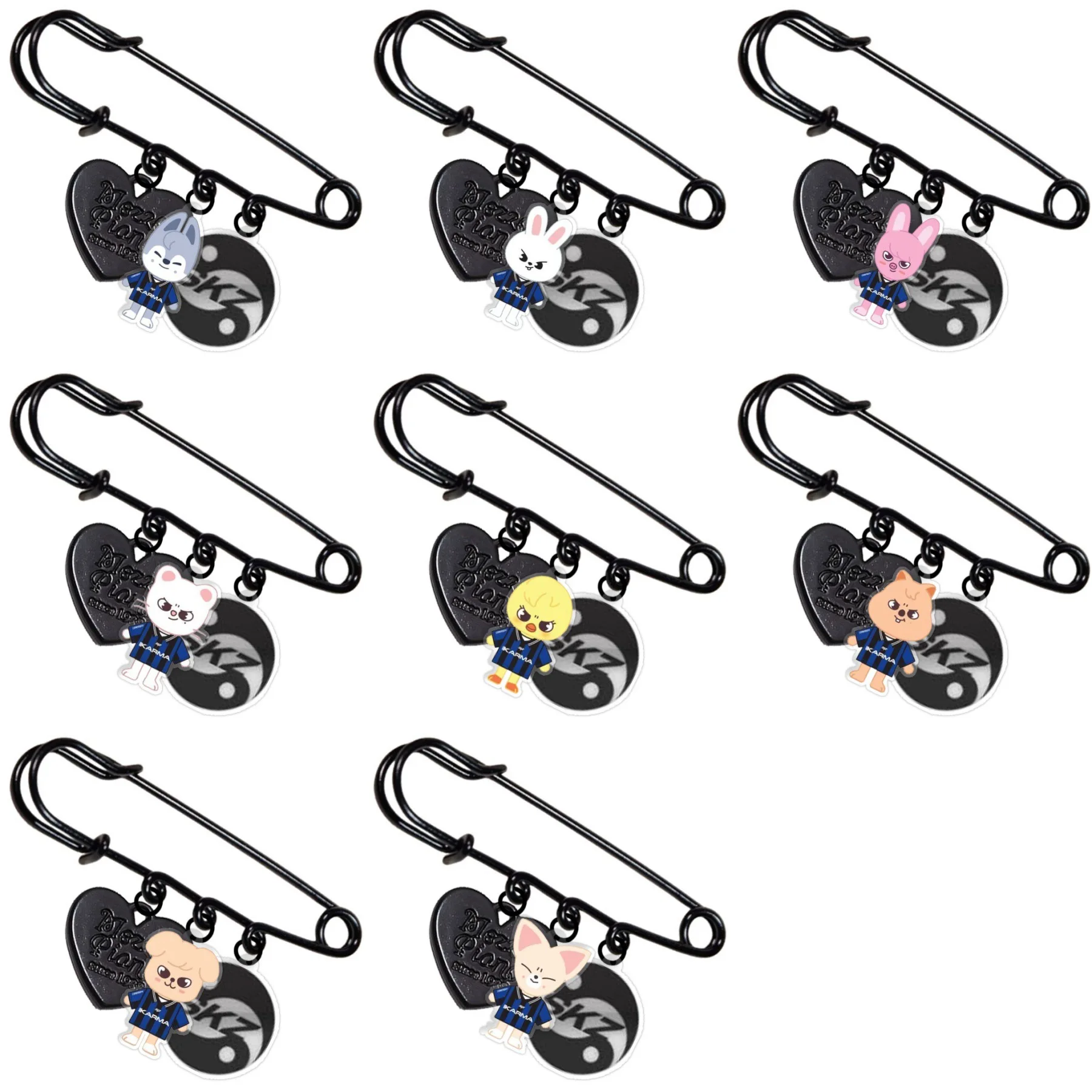 

SKZOO Stray Children STRAY KIDS KARMA Акриловый брелок-значок, новинка, подарок для фанатов на Хэллоуин, подарок на Рождество