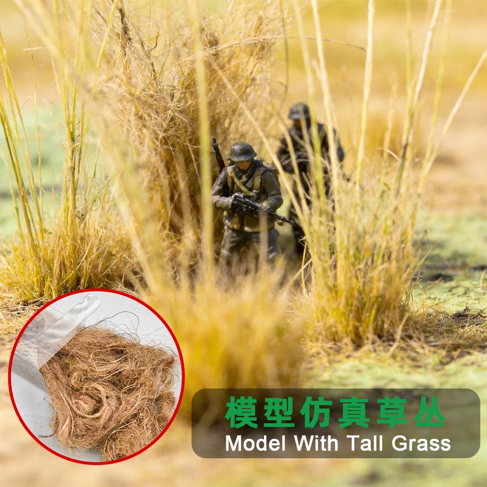 

DIY Modeling Miniature Dry Grass Model Plant Bushes Vegetation Materials For Train Landscape Military Shrubs Diorama Kits 1box