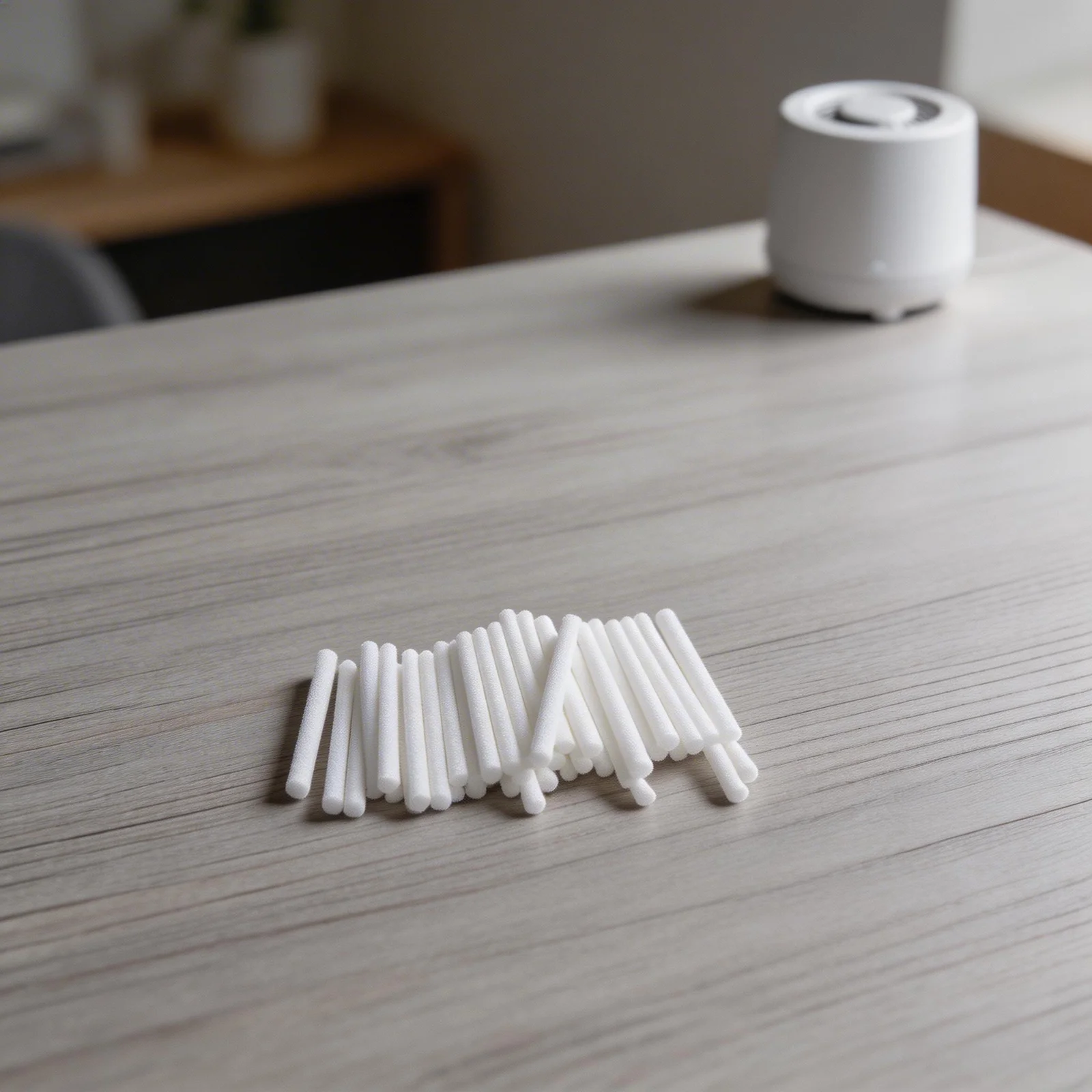 Pack of 50 Cotton Sponge Wicks for Humidifier and Car Diffuser Refill with Even Porosity and High Water Storage Capacity