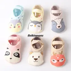 Baby Socks Anti Slip Newborn Cartoon Terry Cotton Children Autumn Winter Non-slip Socks Dispensing Hot Baby Socks