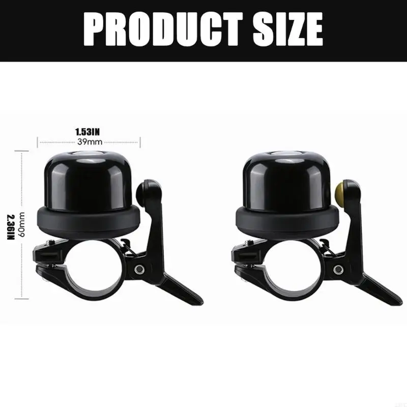  Modern Bike Safety Bells Feature Positioning Device Slot Long Lasting Finish For Bicycles