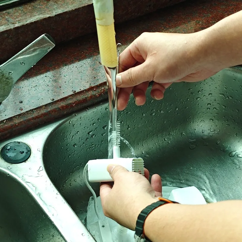 Strohhalm-Reinigungsbürste für Stanley Cup, Lange Flaschenbürste, Edelstahl-Strohhalm-Reinigungsbürste für Babyflaschen & Wasserkocher – Detail 14