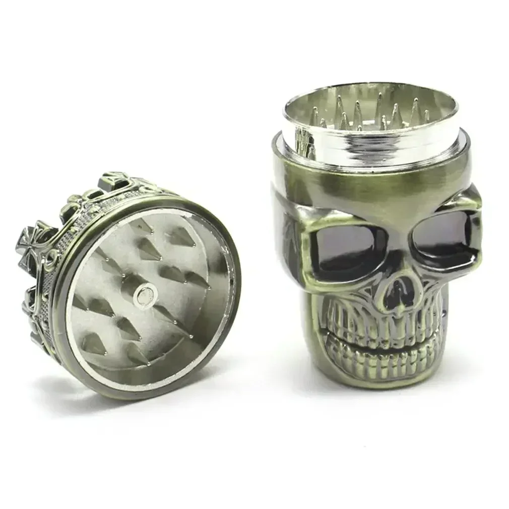 Vape Tobacco Lighter Feuerzeug Herb Lighters Accessories Mini Skull Grass Grinder Cigarette Logo Portable Smoking Household Home