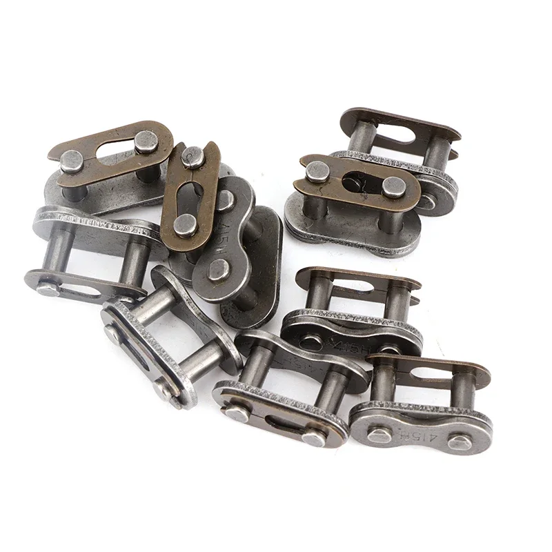 

Motorcycle Chain Accessories Link Buckle 10 Pieces/Batch 415H Suitable for Two-Stroke Electric Bicycle Gas Engine 415 Chain