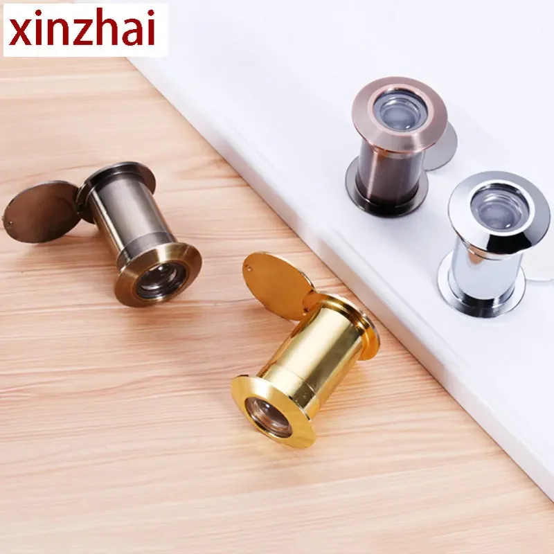 Anti-theft Door Cat Eye Door Mirror HD Glass Lens 200 Degree Wide-angle Anti-pry Security Sheep's Eye