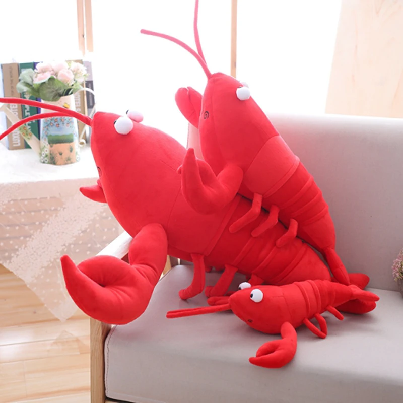 

Creative Realistic Plushie Crayfish Doll Toy Jokeable Interactive Gift for Boys And Girls Soft Stuffed Animal Doll PP Cotton ...