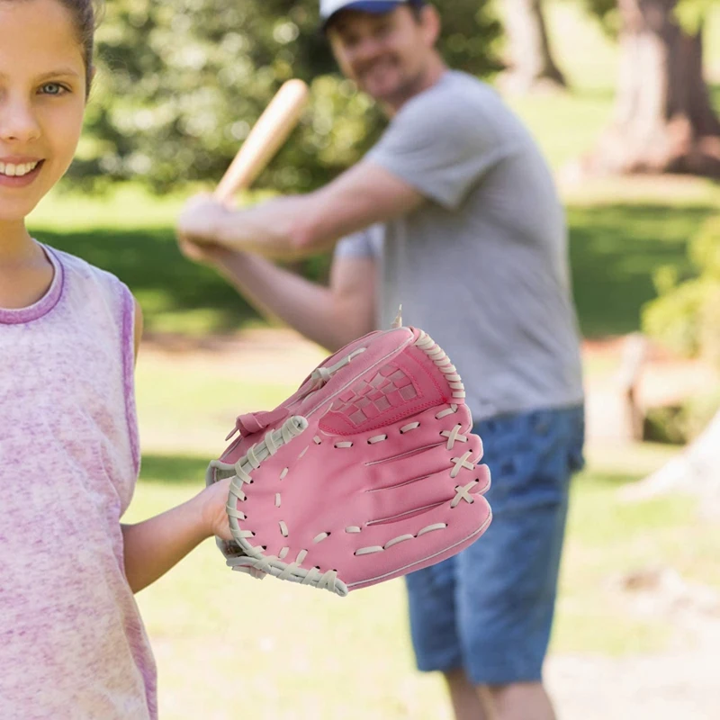 Baseball Glove Youth Softball Mitt Sports Softball Gloveyouth Girls Softball Glove For Under 16 Youth Beginner Training