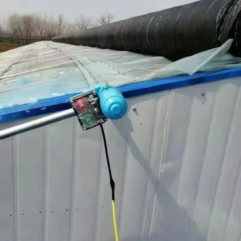 Electric film curler, roller shutter machine, greenhouse accessories