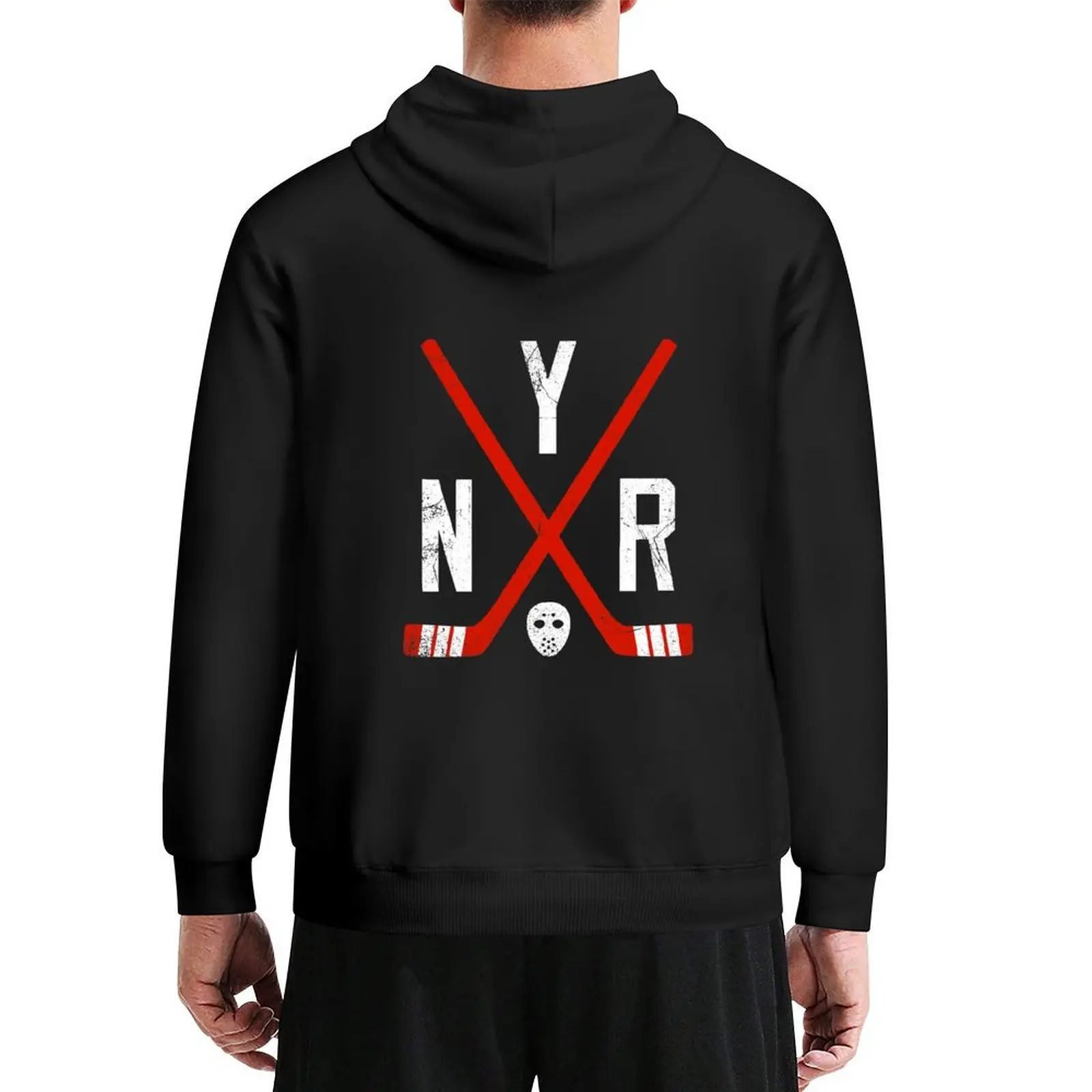 

NYR Retro Sticks - Blue Hoodie anime clothing fashion men autumn jacket men men's autumn clothes new hooded tee