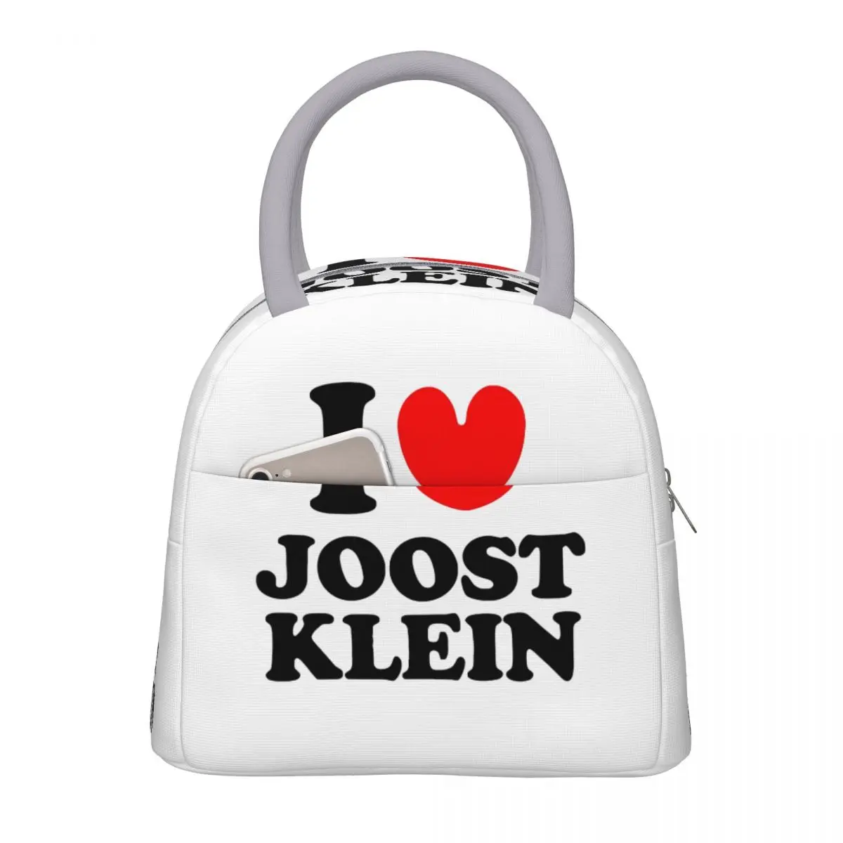 I Love Joost Klein-أكياس غداء معزولة حرارية للسفر ، حاوية حقيبة طعام محمولة ، صندوق تبريد ، أوروبا ،