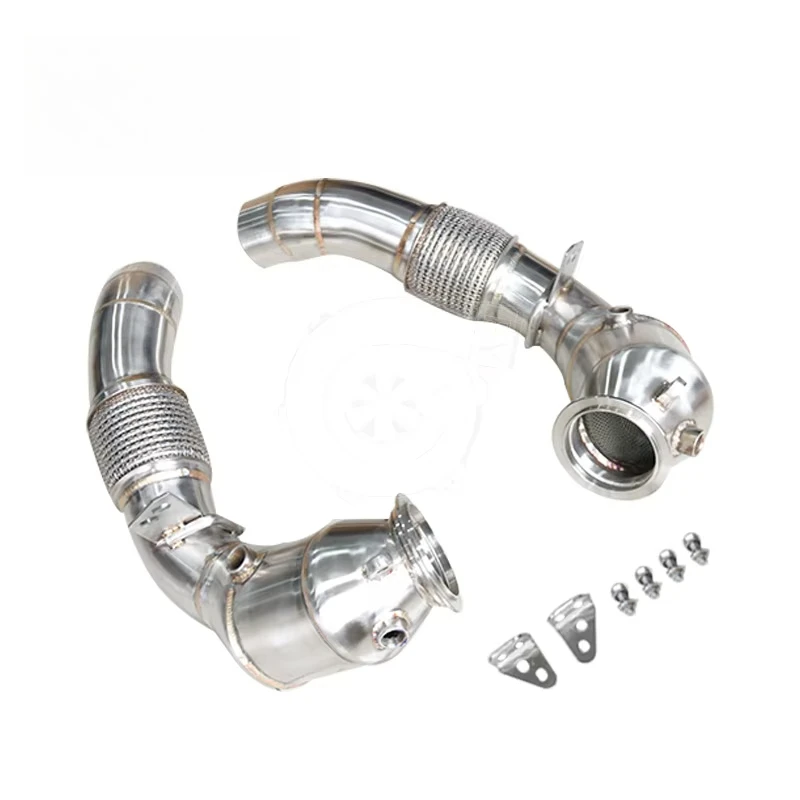 

M PERFORMANCE Exhaust Catted Downpipe For BMW F10 M5 F13 M6 S63 Engine