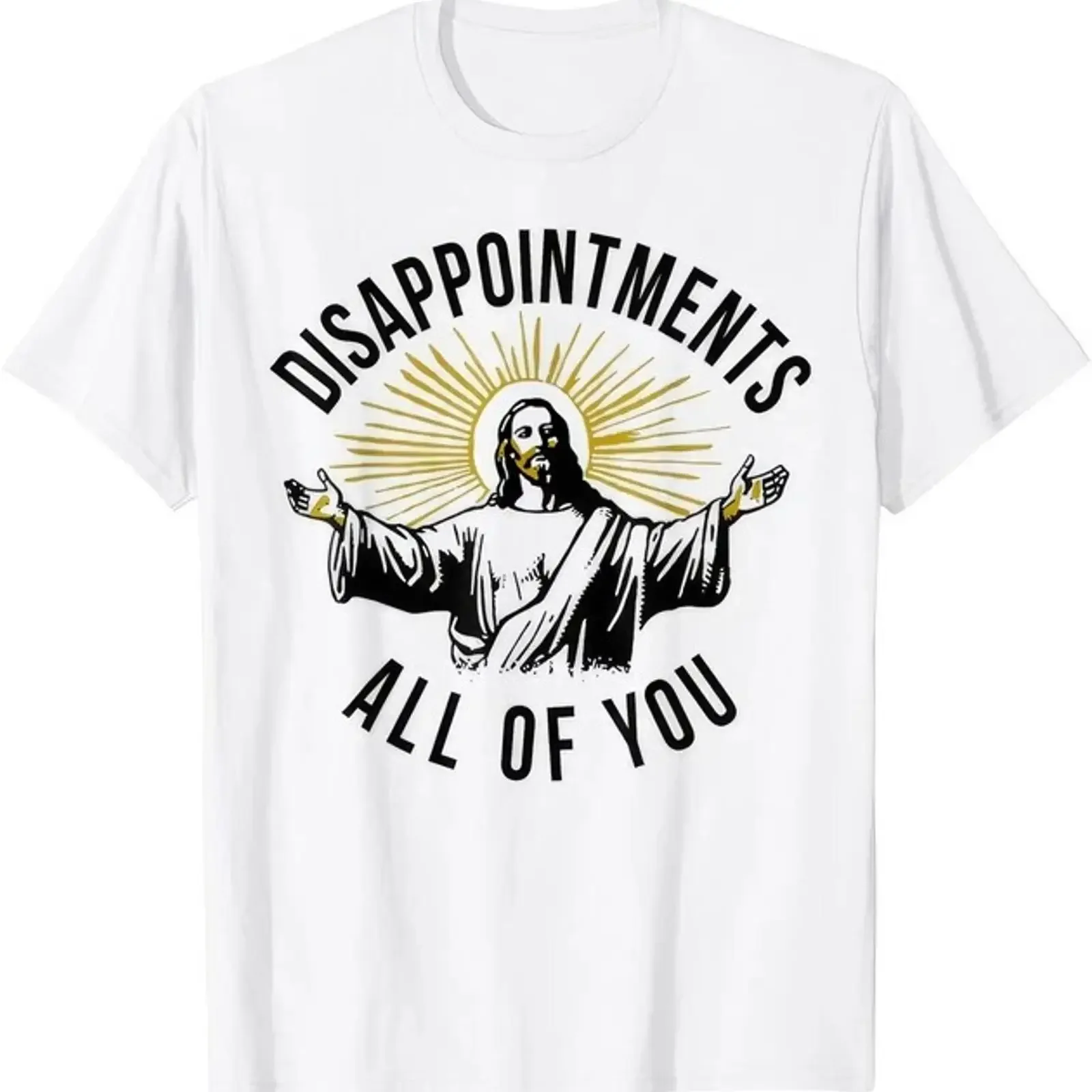Jesus Disappointments All Of You Bold Faith T Shirt vintage Washed fashion designer clothes Versatile Soft Slightly Stylish