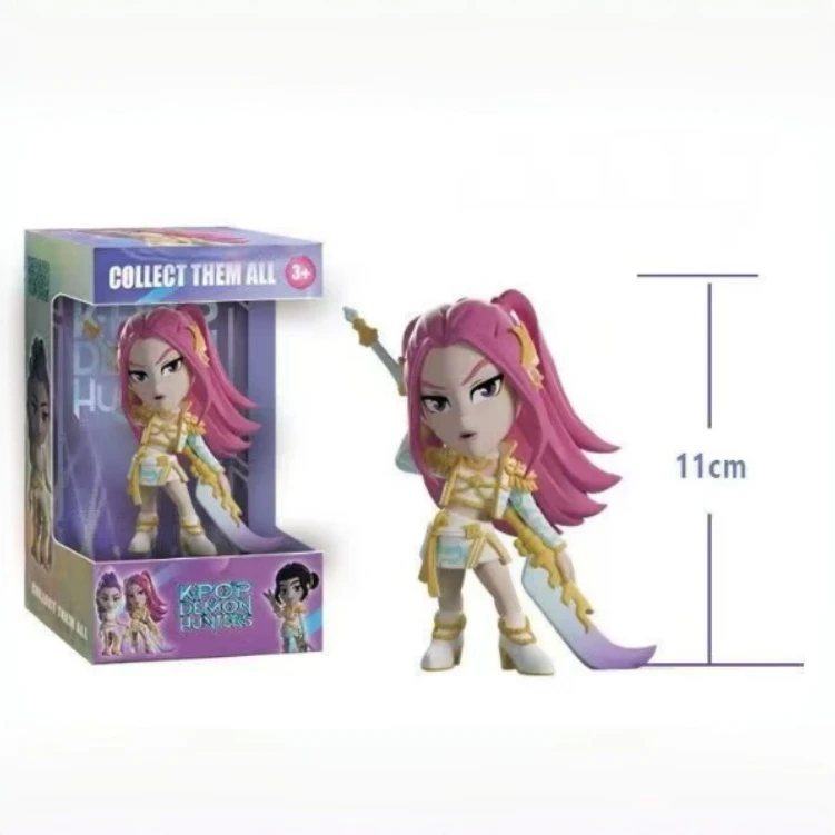 2027 Hot Kpop Devil Hunter Rumi Zoe Mira Anime Polyvinylchlorid Charaktersammlung Desktop-Schmuckstücke Kindergeschenk
