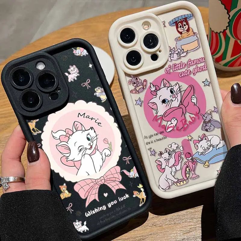 Аниме Disney Marie Cat для POCO X3 X4 X5 X6 X7 M3 M4 M6 F4 F5 F6 C31 C50 C51 C61 C65 C75 C55 Plus Etui для телефона с лестницей для глаз Funda