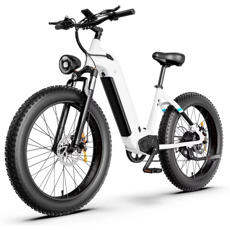 

SXLL OBX EV900X Men's Retro Electric Bike Long Distance Off-Road Moped with Medium Motor 52v Lithium Battery, Suitable for Adult