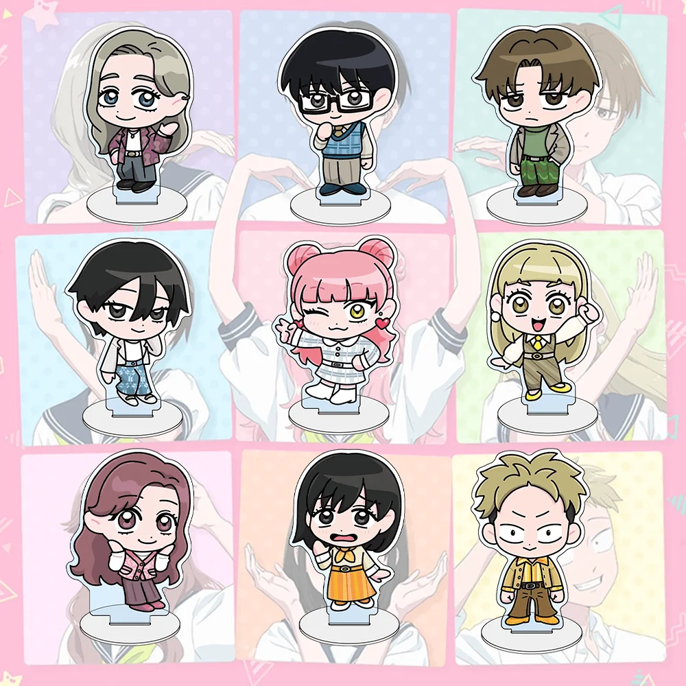You and I Are Polar Opposites Miyu Suzuki 10cm Acrylic Stand Keychain Anime Figure Desk Decor Bag Charm Toy Fan Gift