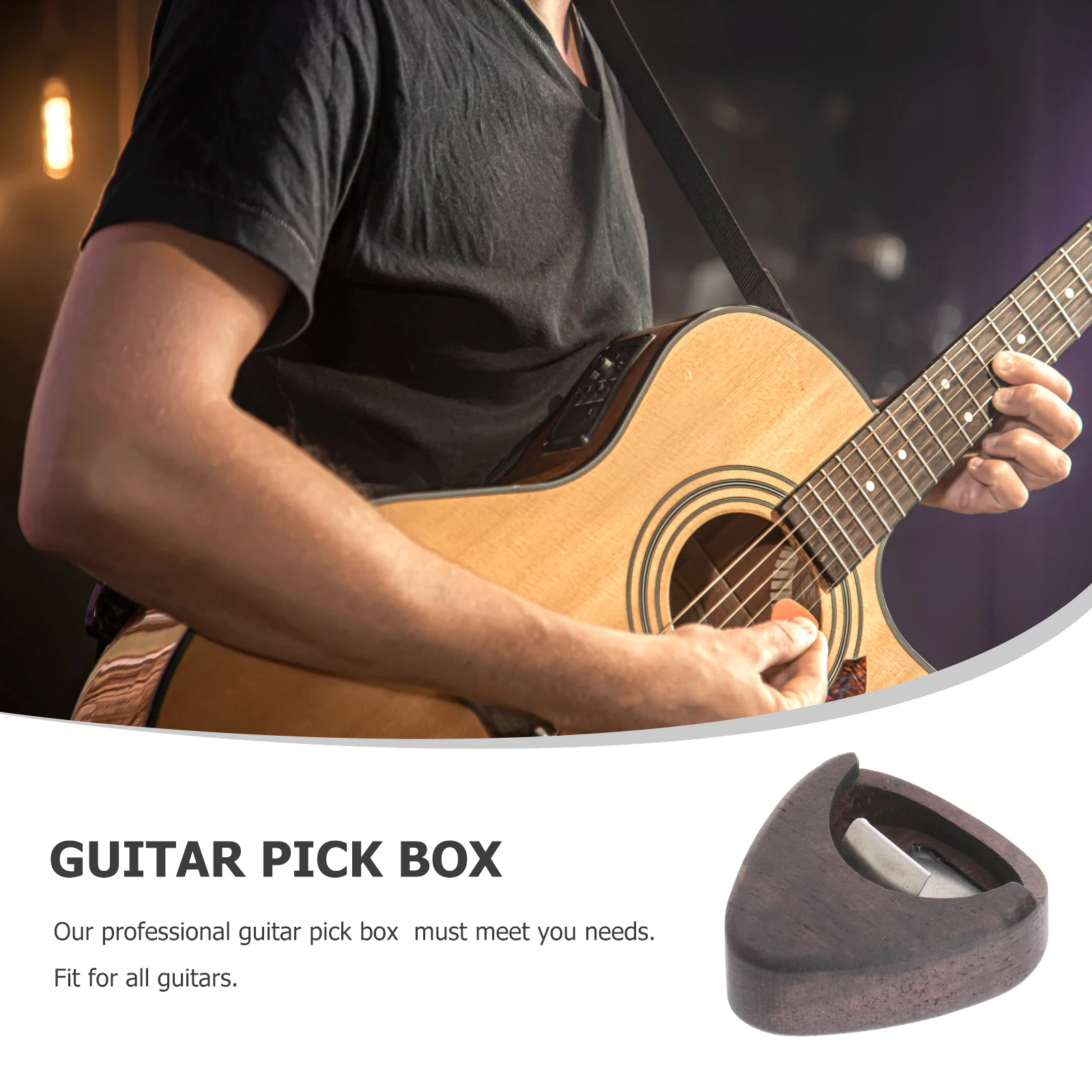 

Guitar Guitar Heart-shaped Guitar Paste Box Guitar for Standard Pick