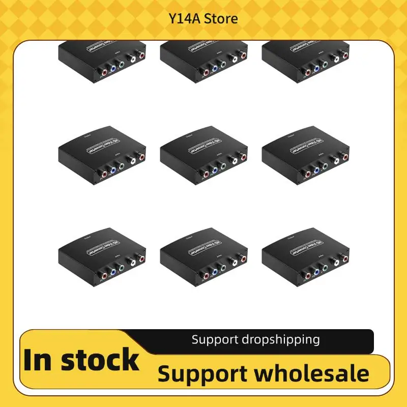 

Y14A 10X Ypbpr To Component To -Compatible HD Converter Ypbpr+L/Raudio To -Compatible Converter