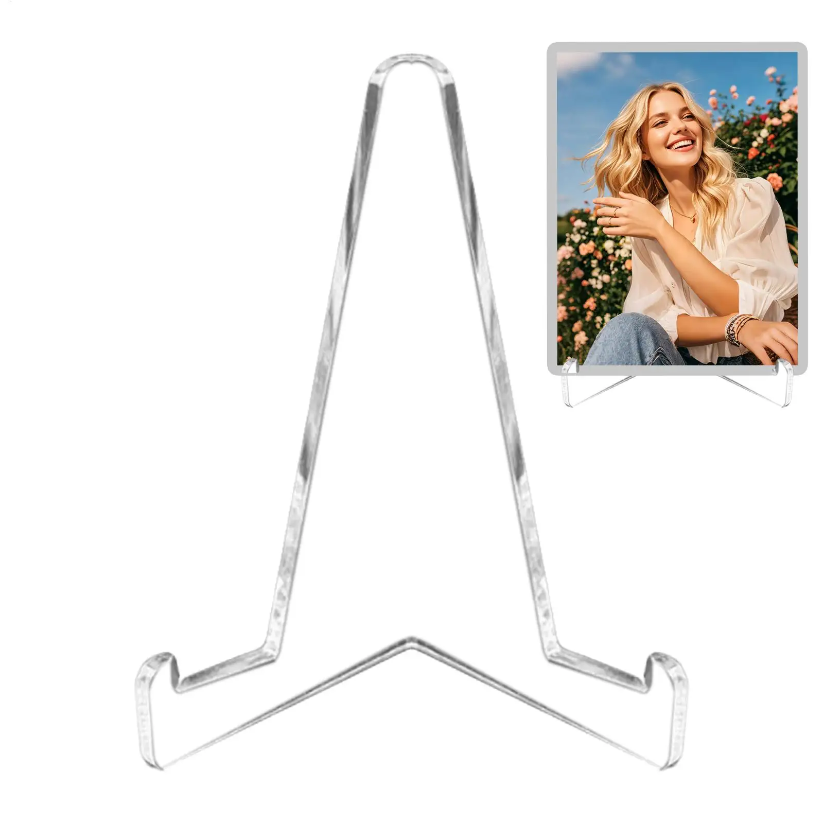 Card Triangle Stand Collection Display holder Desktop Storage rack craft decorative shelf  for kids Study Room Nightstand Photo