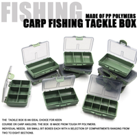 New Separated Fishing Tackle Box Plastic Small Fishing Lure Storage Rig Compartments Tackle Hook Bait Container Case
