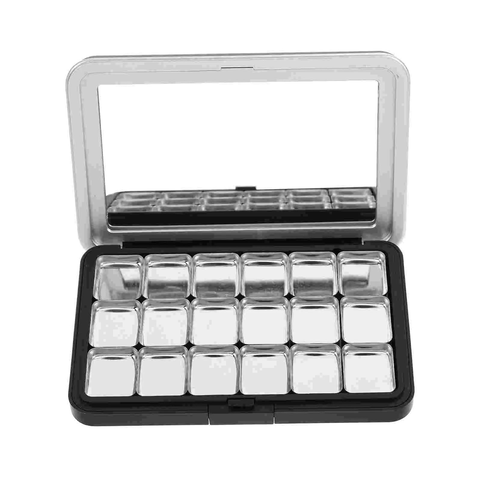 Magnetic Eyeshadow Palette Empty Boxes Refillable Travel Beauty Health Skin Care Tool Plastic Storage Container Accessories